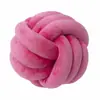 Cojín Decorativo de Color Sólido Transfronterizo, Bola de Cojín de Cuerda de Tres Hilos, Decoración de Cojín para Cabecera de Cama Tejido a Mano, Sofá, Respaldo del Hogar, Ventana Saliente