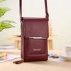 Bolsa para Teléfono con Pantalla Táctil Seleccionada Cuidadosamente para Mujer, Bolso Cruzado Pequeño, Bolsito Lindo para Llevar Teléfonos Móviles, Moderno Portallaves y Billetera para Monedas