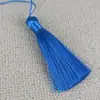 Borla Gruesa Grande de 8 cm Seda de Hielo Resistente a las Arrugas Borla Vertical Marcador de Libros Bolsita para Ropa Colgante Estilo Antiguo DIY Grueso 12