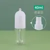 30 40 50ml Botella de Spray Transparente tipo Cápsula Botella de Fondo Redondo Botella de Plástico Dispensadora de Líquido para Perfume Botella de Spray Pequeña Botella de Spray