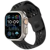 Adecuado para Apple Watch S11/Ultra correa de silicona, correa deportiva de silicona transpirable con corte angulado