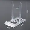 Soporte para Tarjetas, Ultra Transparente, Ajustable y Extensible, Ángulo Ajustable, Diseño Ensamblado, Adecuado para Varias Bases de Soporte para Tarjetas