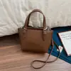 Bolsa Saco Simples Estilo Coreano com Padrão de Lichia para Mulheres 2026 Primavera Nova Design de Nicho Versátil Bolsa de Ombro Wing