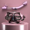 Gafas de buceo transfronterizas de Amazon, traje de snorkel, máscara de buceo, espejo protector para los ojos, conjunto completo de snorkel antivaho