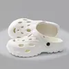 Zapatos con Agujeros para Mujer Verano Playa Suela Gruesa Antideslizantes Resistentes al Olor Pareja Uso Exterior Conducir Doble Uso Sandalias EVA