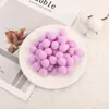 Bolas de felpa coloridas de 5 cm, grandes y de alta elasticidad, para manualidades de jardín de infantes, bolas de felpa DIY, disponibles para venta al por mayor