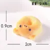 Micro Paisagem Desenho Animado Sobremesa Pão Pequeno Animal Pequeno Fofo Comida Brincadeira Decorações DIY Acessórios de Chaveiro Pequenos Enfeites