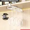 Suministros del Fabricante Estantes para Copas de Vino, Estantes Colgantes sin Taladro, Estantes para Copas de Pie, Estantes Colgantes para Gabinetes, Estilo Lujo Ligero