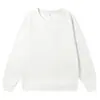 Sudadera de forro polar compuesto de color liso para primavera y otoño, con hombros caídos, para padres e hijos, cuello redondo, con logo personalizado, top casual disponible para imprimir