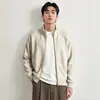 Nova coleção de outono de 2026: Jaqueta Cardigan Masculina Estilo Coreano, Caimento Solto, Moderna e Casual, com Visual Vintage