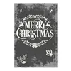 Pintura em lata de Natal atacado Véspera de Natal pintura decorativa de ferro fornecimento transfronteiriço Europa e Estados Unidos decoração de atmosfera festiva retrô