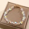 Explosões Transfronteiriças Super Flash Pulseira de Cristal Borboleta Pulseira Feminina Joias de Alto Nível de Luxo Leve Joias Finas para Meninas Atacado