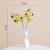 Flor artificial Phalaenopsis Shumen flor falsa flor de seda buquê de flor seca vaso decoração para sala de estar mesa de jantar varanda ornamentos