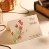 Cartão de Cumprimentos em Papel Kraft Retrô de Alta Qualidade Universal Dia dos Namorados Natal Dia do Professor Bênçãos Manuscritas Cartão de Mensagem de Aniversário