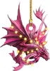 Dragão Voador de Natal Transfronteiriço Carro Plano de Acrílico Enfeites Decorações de Árvore de Natal Enfeites Suprimentos de Festa