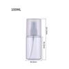 30ml 100ml 120ml 200ml tampa grande spray frasco ombro liso cosméticos split frasco vazio plástico