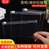 Bolsa de PVC con cremallera, bolsa con etiqueta de PVC, bolsa transparente, bolsa con etiqueta de cuello, bolsa con botón plano, bolsa de plástico en stock con hebilla, bolsa con marca de envío