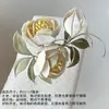 Set Completo de Materiales DIY de Flores, Kit de Materiales DIY de Flores de Terciopelo, Set de Hilo para Flores de Envoltura, Set Completo de Herramientas para Manualidades Hechas a Mano para Principiantes
