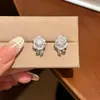Nuevos Pendientes de Perla de Moda, Lujo Ligero, Sencillos, de Gama Alta, Elegantes, Pendientes de Botón Vintage de Plata S925 para Mujer, Diseño de Camelia