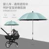 Parasol para cochecito de bebé de goma negra protección UV sombrilla para cochecito de bebé sombrilla de sol sombrilla protectora solar se puede imprimir LOGO