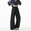 Calça de Moletom Esportiva Pesada Estilo Americano Cleanfit para Homens, Novidade Primavera e Outono 2026 Calças Longas Casuais de Perna Reta Larga