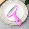 Rallador de Colador Pelador de Acero Inoxidable Cuchillo para Rallar Rebanador de Verduras Pelador Diseño de Boca Ancha para Pelar