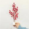 Folha de Ginkgo Flor Artificial Dourada Eucalipto Azevinho Fruto Vermelho Balde de Bênção de Ano Novo Flor de Véspera de Ano Novo Hortênsia de Madeira Atacado
