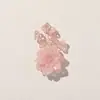 Flor de resina con cuentas de purpurina fresca y dulce para verano, accesorio para el cabello y pendientes lindos tridimensionales intrincados DIY