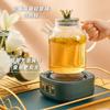 Juego de Tetera de Vidrio Automática para el Hogar de Gran Capacidad Estufa Cerámica Eléctrica Hervir Agua para Té Hervir Té Set Resistente a Altas Temperaturas Engrosado