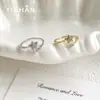 Anillo Abierto Serie Estrella de Zirconia Cúbica Completa de Lujo Ligero y Gama Alta Moda Femenina Nicho Elegante Estilo Fresco Anillo para Dedo Índice