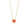 Amazon Bs Pulseira de Aço Titânio Dez Diamantes + Pulseira de Trevo de Quatro Folhas Combinação Conjunto de Joias Antidesgaste Decoração Atacado