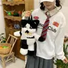 Gato Atigrado de Alto Valor Estético Moda Linda Felpa Chica Bidimensional 2026 Nuevo Estilo Mochila Anime Estilo Japonés Venta al por Mayor