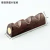 Portalápices de ébano negro, soporte para pinceles de madera maciza, soporte para bolígrafos de cobre, pincel de caligrafía, set de papelería, bolígrafo creativo