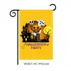 ¡Guau, la nueva bandera de jardín de Halloween de Amazon, bandera decorativa de Feliz Halloween, bandera colgante de Halloween