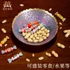 Bandeja de ofrendas de pavo real pintada a mano de una aldea de Xizang, bandeja de ofrendas para el Dios de la Riqueza y Guanyin, decoración de bandeja de ofrendas de frutas para uso en interiores en el hogar