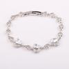 Pulsera de Zircón Estilo Caliente de Verano Pulsera de Hada de Color Fresco para Niñas Diseño de Amor de Alta Gama Pulsera Cobre con Incrustaciones