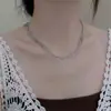 Collar con Anillo de Zirconia de Temperamento para Mujer Cadena de Clavícula Personalizada Nuevo Estilo Caliente 2025 Lujo Accesible Nicho Collar de Gama Alta