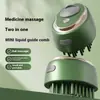 Aplicador Eléctrico para el Cuero Cabelludo, Peine Guía Líquido para la Cabeza, Rodillo de Bola Guía Líquido para el Crecimiento del Cabello, Peine Vibratorio Masajeador para el Crecimiento del Cabello, Peine para el Cuidado del Cabello
