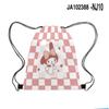 3D Novo Periférico Impresso Sanrio Melody Mochila com Cordão Desenho Animado Bolso com Cordão