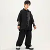 Roupas Infantis Modernas para Street Dance para Meninos e Meninas Hip-Hop Estilo Chinês Cool Roupa de Performance Hanfu para Crianças Ano Novo