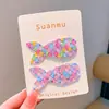Accesorio Rosa Brillante de Diamante para el Cabello de Conejo para Niños, Lindo Pasador de Estrella de Lentejuelas, Goma para el Cabello para Niñas, Flequillo de Bebé