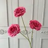 Floristería de Flores de Rosa con Simulación de Burbujas de Barbie de 3 Cabezas Escenario de Check-in Decoración Suave Arreglo Floral Flores Decorativas Flores de Simulación para Bodas