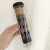 20 piezas de liga para el cabello de alta elasticidad enlatada sin costuras cuerda para atar estilo coreano cuerda para el cabello Nueva banda de goma gruesa accesorios para el cabello para coleta alta