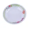 Vajilla de melamina plato de 9 pulgadas de melamina fábrica mayorista vajilla calcomanía blanca plato hondo plato de arroz plato de fruta