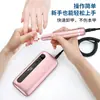 Lijadora de uñas pequeña eléctrica pulidora gris herramienta para cutícula gruesa de uña lima de uñas traje removedor de uñas