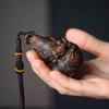 Ventas Directas de Fábrica Talla de Agarwood Dragón Calabaza Pieza con Mango Sala de Transmisión en Vivo Popular Composición de Madera Madera para Jugar Talla de Madera Colgante Pequeño