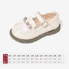 [Oferta Especial] Sapatos Loafer Snuffy para Crianças Sapatos de Couro para Meninas Primavera 2026 Novo Estilo Britânico Pequena Princesa Solado Macio