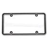 Modificación transfronteriza de marco de placa transparente regulado por EE. UU plástico metal General Motors suministra marco de placa Amazon