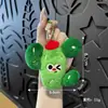 Pingentes de pelúcia estilo Instagram de cacto tropical e coqueiro, bonecas de plantas fofas, pequenos acessórios para mochilas e chaves, atacado