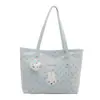 Bolso Estilo Coreano Nuevo Nicho Bolso de Axila Lunares Gran Capacidad Portátil Bolso de Hombro para Viajes Diarios